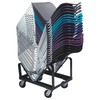 National Public Seating Compact Plastic Stack Chair with Chrome Frame