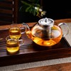 PARACITY Glass Teapot Stovetop 40 OZ/1200ml, Borosilicate Clear Tea Kettle