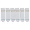 Stance Vital Quarter Sock 6-Pack for Men and Women, White,