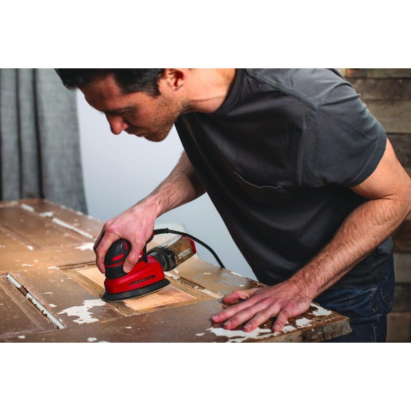 SKIL Corded Detail Sander, Includes 3pcs Sanding Paper and Dust