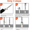Drill Bit Set, Set of 6, Screw Removal Bit, Easy