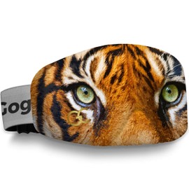 GogglesCover Premium Protective ski and snowboard goggles cover, tiger design