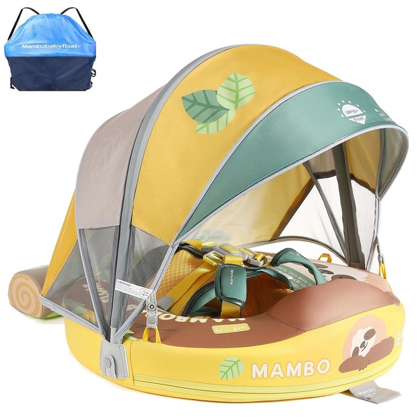 Baby Floats for Pool with Canopy Removable Sun Protection Canopy