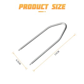 JNNJ 2pcs Car Radio Removal Tool U Shape and V Shape, Car Radio Removal Tool Key DIN Release Keys, CD Media Player Head Unit Key Tool, Car Accessories Radio Tools Compatible with Most Car(V-Shape)