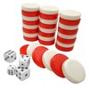 FAMA.store 30 Pieces Backgammon Checkers Replacement Set Checker Board Games