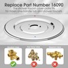 Chateau Shower Escutcheon Plate Replacement for 16090,Shower Trim Kit Replacement