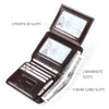 MANBANG Luxury Men Wallet Genuine Cow Leather Male RFID Trifold