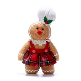 30cm Christmas Suffed Plush Gingerbread Man Toy for Girls,Christmas Gingerbread Stuffed Costumed Plushies Dolls Christmas Soft Toy Christmas Squishys Gingerbread Plush Toy Gifts for Kids Home Decor