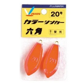 Color Sinker Hex 10 Fluorescent Fujiwara