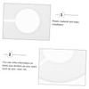 Ciieeo 50Pcs Clothes Dividers with Marker Pen Wardrobe Hangers for