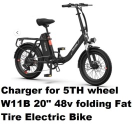 coming data battery Charger for 5TH wheel w11b 48v 500w folding fat tire electric bike