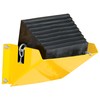 Vestil Wheel Chock Holder, Yellow