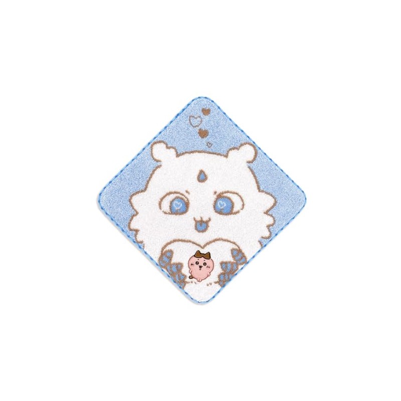 Chiikawa Clumped Together Towel Handkerchief Blue Hachaware 41-1270080 Approximately 9.8