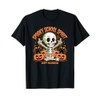Spooky School Spirit Skeleton Cats Pumpkins for Kids Teacher T-Shirt
