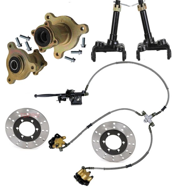 Unbranded 3 Stud Front Wheel Hub Steering Spindle Brake Caliper
