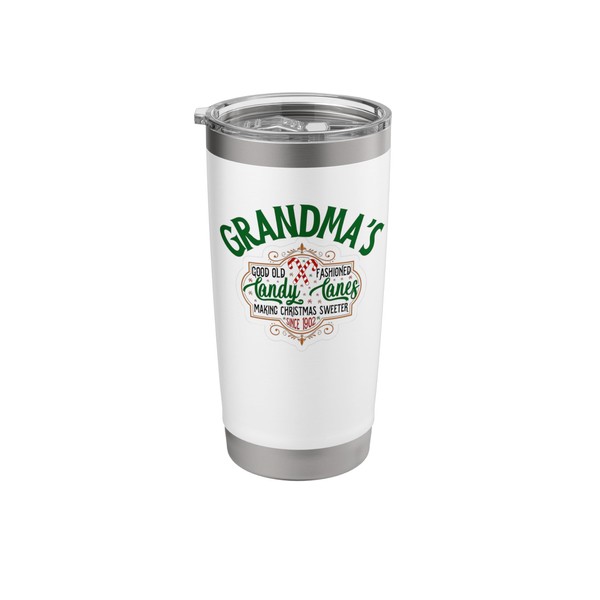 Grandma Grandma's Good Old Fashioned Christmas Candy Canes Stainless Steel