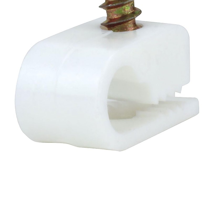 Skywalker Flexible Single Cable Screw Clips (Pack of 100 /