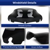 9" Motorcycle Wave Windshield Windscreen, Compatible with 2014-2023 Har ley
