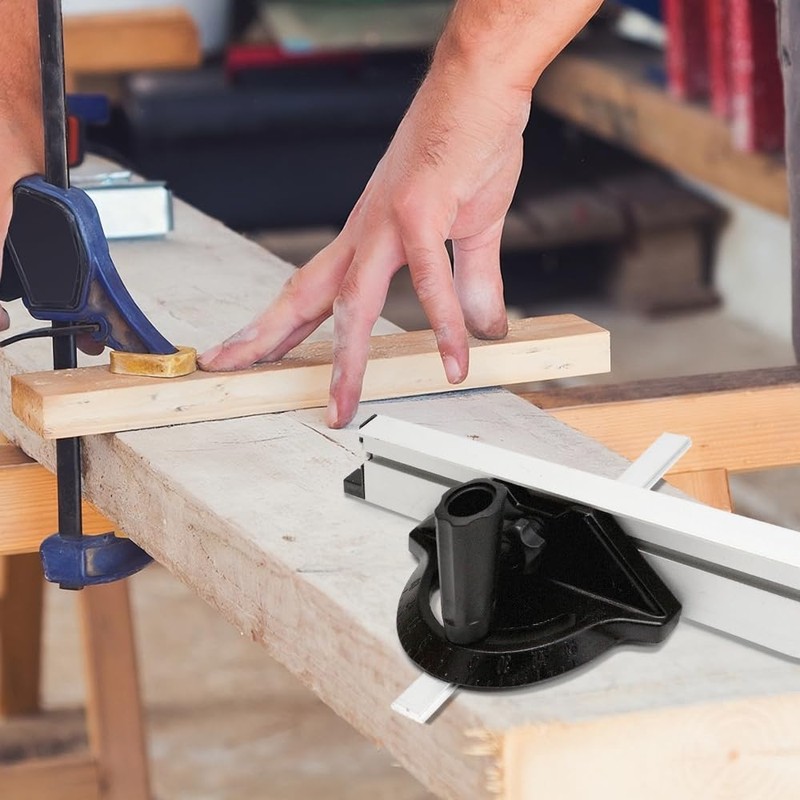 Miter Fence, Miter Gauge for Table Saw, Adjustable Angle Ruler