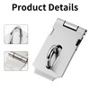 3 Pcs Stainless Steel Padlock Hasp Latch 2 Inch Door