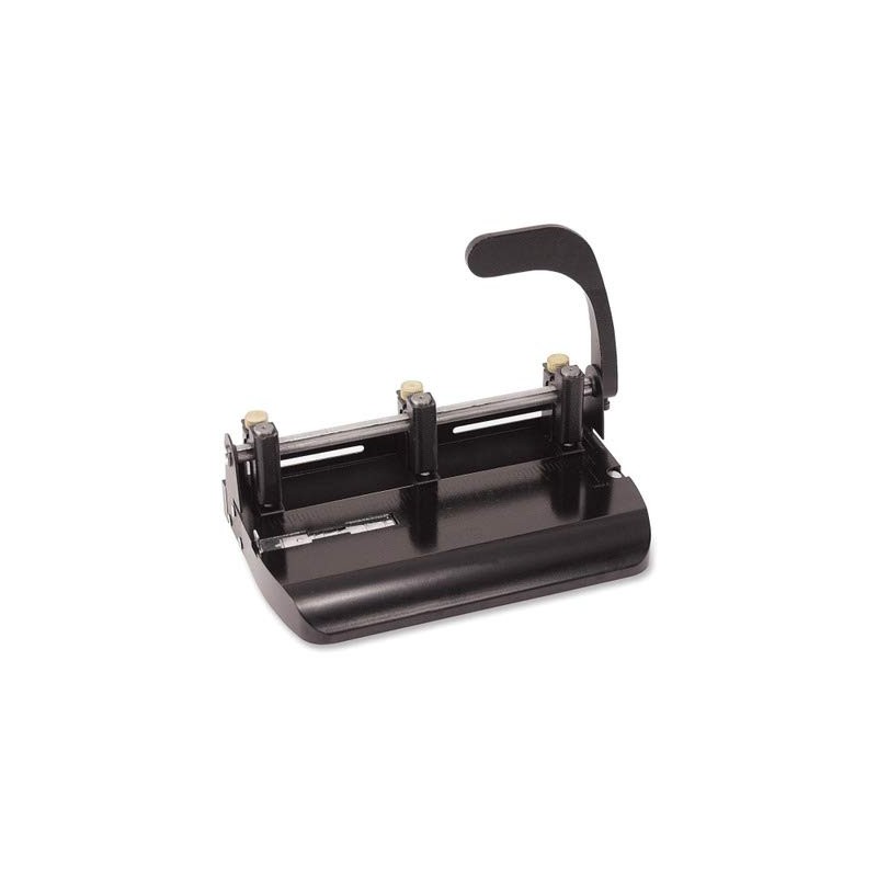 Officemate 90078 Heavy Duty Adjustable 2-3 Hole Punch with Lever
