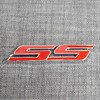 3pcs SS Side Emblems Badge Nameplates 3D Raised Strong Adhesive