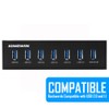 KingWin KW525-7U3C 7 USB 3.0 Port, Include One 2.1A Charging