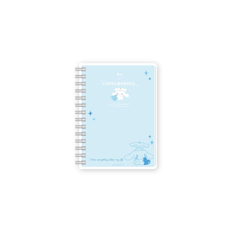 Tees Factory SR-5543454BW Sanrio Characters Deco Notebook, Blue & White,