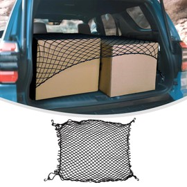 Linskip Cargo Net Compatible with Toyota 4Runner 2025 2026+, Trunk Organizer, Elastic Storage Net for 6 Gen 4Runner Trunk Accessories Black
