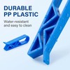 ​Plastic Kitchen Garbage Bin Clips, 10Pcs Anti-Slip Bag Holders for
