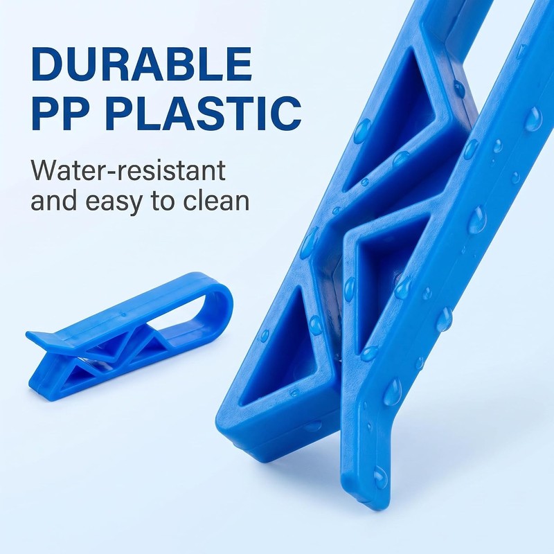 ​Plastic Kitchen Garbage Bin Clips, 10Pcs Anti-Slip Bag Holders for