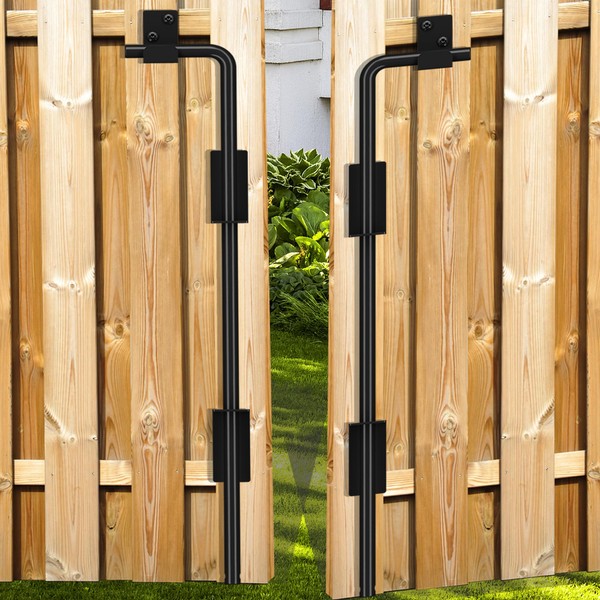 Auxdee 24 inch Gate Drop Rod, Cane Bolt for Wooden