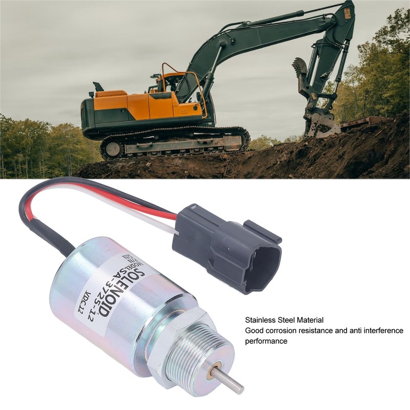 Fuel Shut Off Solenoid Valve 30A87‑00040 30A87‑20402 Stainless Steel Stop