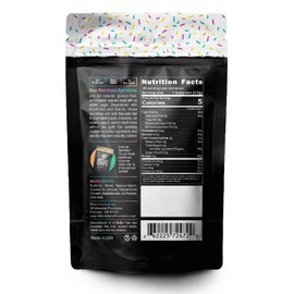Keto Sprinkles, 6 oz. Larger Value Size, Dye Free, Non-GMO, Plant-Based, Vegan, Gluten Free, All Natural, No Artificial Coloring, Sugar Free Sprinkles, 1g Net Carb (Rainbow & Chocolate, 4 Pack)