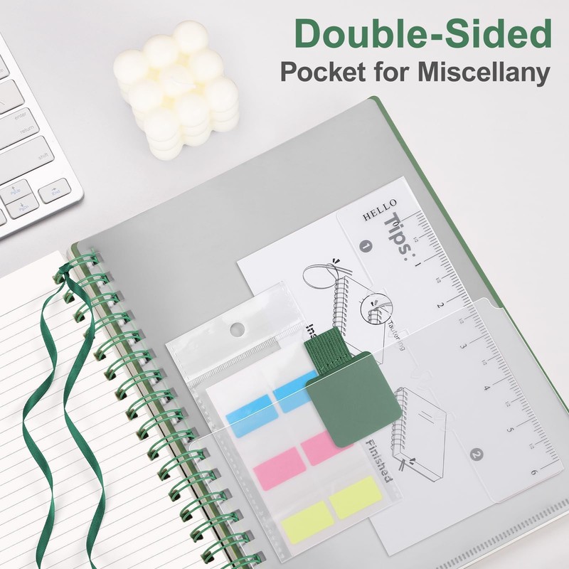 EMSHOI Notebook B5 Lined, 100 g/m² Paper, 300 Pages -
