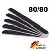 Nailfun 5 Black/Pink Straight Nail Files – Grit 80/80