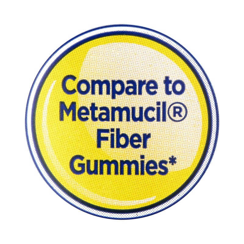 Equate Daily Fiber Supplement Gummies, 5 mg, 72 Count