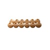 Wood Dowel Caps 1 Inch Diameter with 3/8 Inch Hole