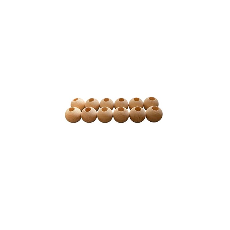 Wood Dowel Caps 1 Inch Diameter with 3/8 Inch Hole