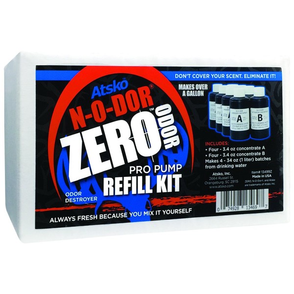 Atsko Zero N-O-DOR Oxidizer Pro Pump Refill Kit 13499Z: Zero N-O-DOR Oxidizer Pro Pump Refill Kit
