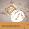 YAEISM 10PCS Gold Hair Clips Dangle Star Hair Clips Metal