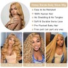 Gsoroel 13 x 6 Swiss Lace Front Wig, 12A Grade