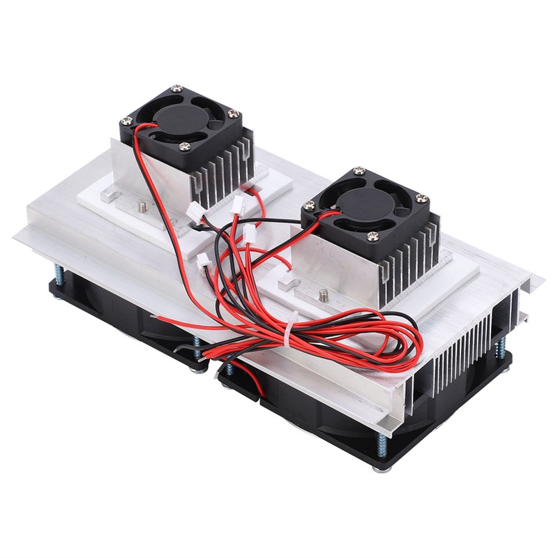 Thermoelectric Refrigeration Cooling System 2‑Core Semiconductor Cooler Air Conditioning DC12V
