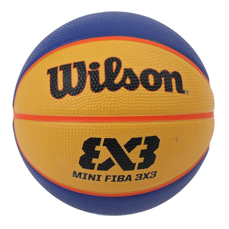 Wilson Unisex-Adult FIBA 3X3 Mini Rubber Basketball, Brown, Mini