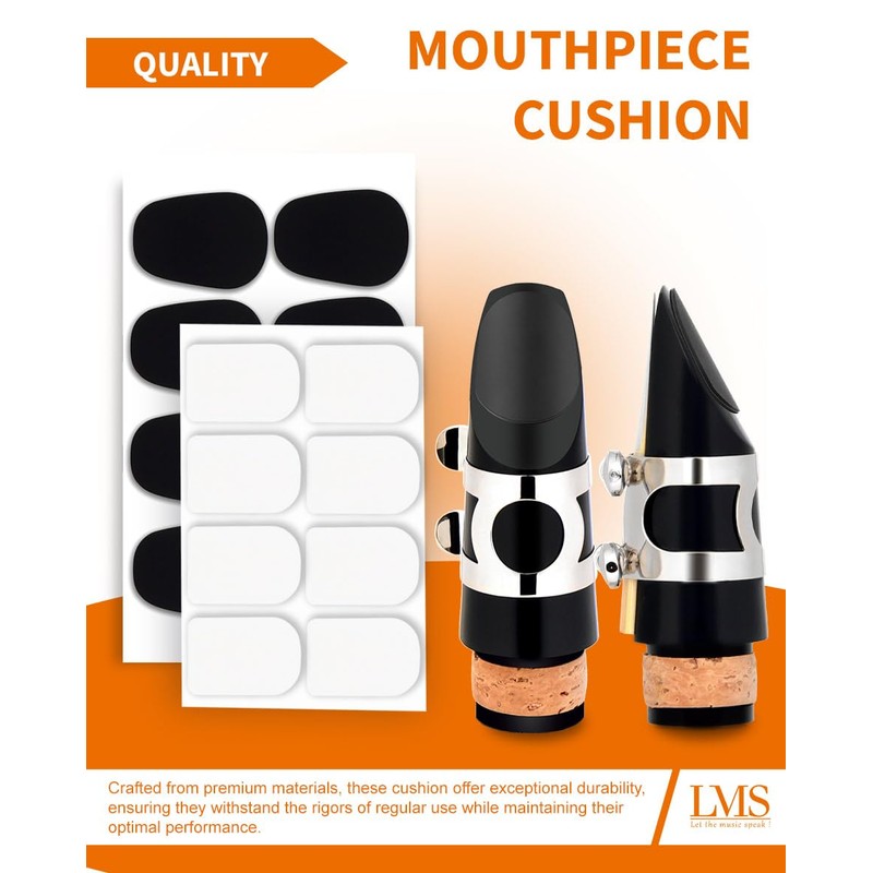LMS Bb Clarinet Mouthpiece Kit with Case, Clarinet Mouthpiece Accessories