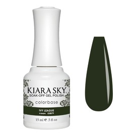 KIARA SKY Gel Polish | Soak-Off All In One 0.5 fl oz | G5079 Ivy League (Deep Green Shade)