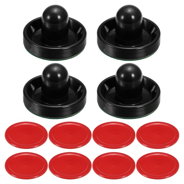 PATIKIL 96mm Air Hockey Pushers and Air Hockey Pucks, Handles