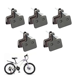 5 Paare Bremsbeläge Fahrrad Scheibenbremse,Bremsbacken Fahrradteile,für Tektro Bremsbeläge,Bremsklötze Fahrrad,Fahrradbremsen Beläge,Schwarz Resin für B01S Resin Shimano B05S,Tektro E10.11,MTB Ebike