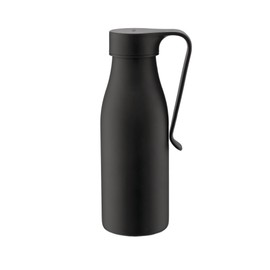 Alessi Away AST01 DG - Double Wall Thermo Insulated Bottle with Infuser and Filter, in Colored 18/10 Stainless Steel, 500 ml, Dark Grey
