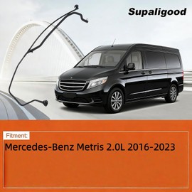 Engine Upper Coolant Reservoir Hose Replacement for Mercedes-Benz Metris 2.0L 2016-2023, No. A4475010125 Automotive Radiator Overflow Hoses (1pcs)